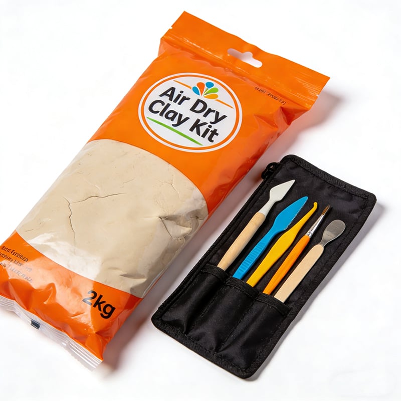Air Dry Clay DIY Kit Complete Sculpting Craft Set for Beginners Adults Kids