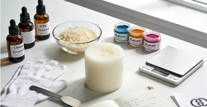 We produce high-quality scented candles.
