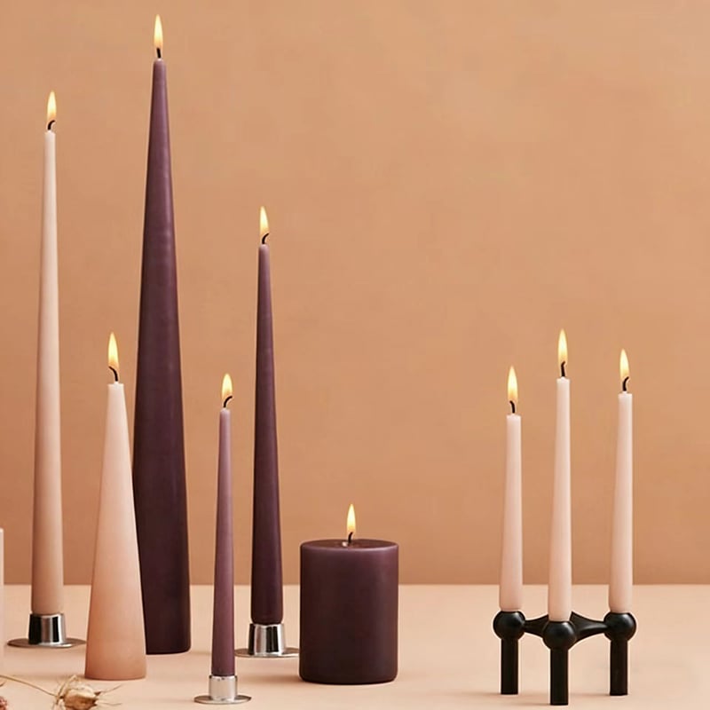 Taper Candles Handmade Dripless Dinner for Wedding Centerpiece Home Decor