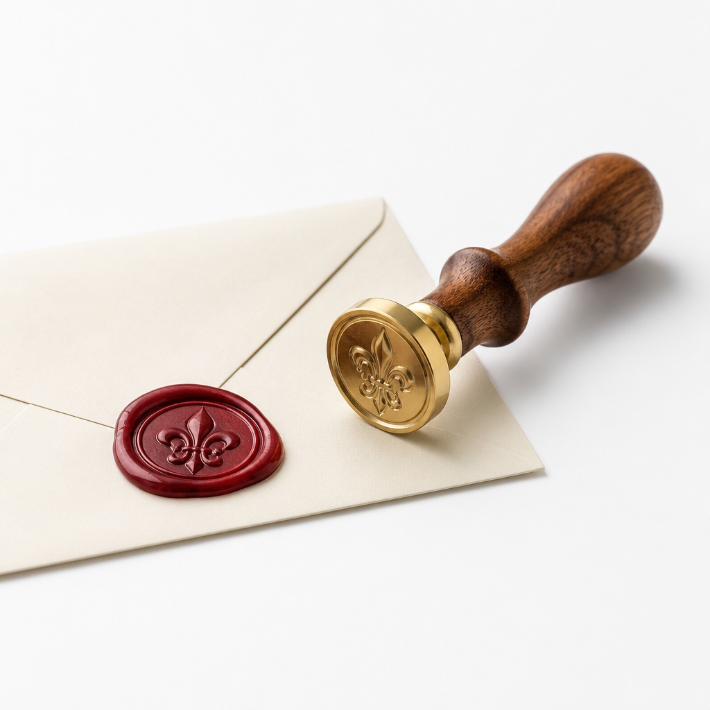 Wooden Handle Wax Seal Stamp Sealing Wax for Home Decor Wedding Card Craft