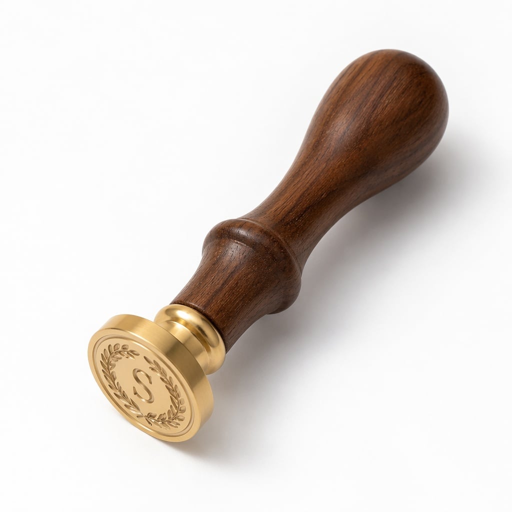 Brass Wax Seal Stamp Sealing Wax for Wedding Invitation Envelope Home Decor