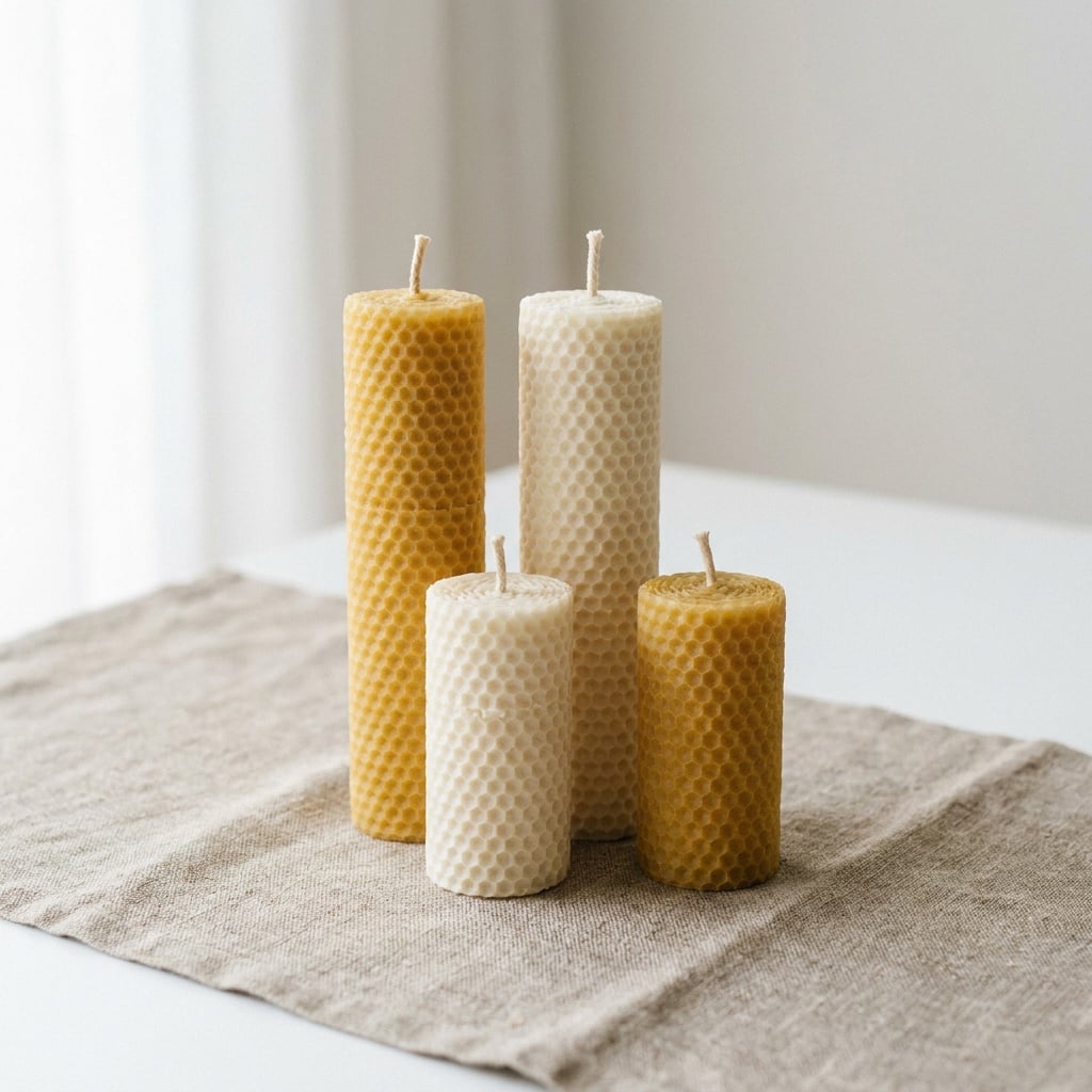 Beeswax Candle Rolled Wax Honey Scented Sheets for Home Decor Wedding Party Favor