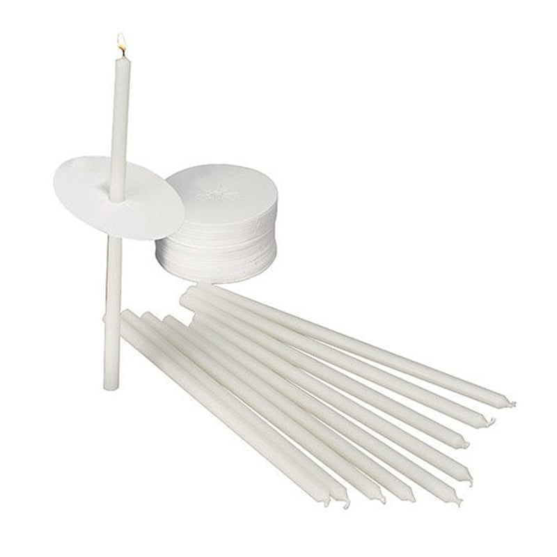 Candlelight Service Set Church Sacramental Candles for Christmas Easter Vigil