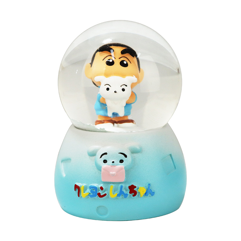 Crayon Shin - chan & Shiro Snow Globe - Anime Collectible