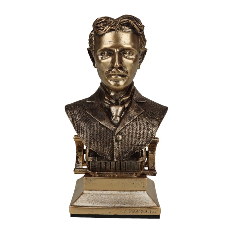 Resin Historical Figure Bust - Vintage - Inspired Decorative Sculpture