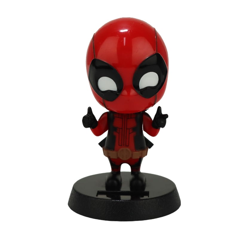 Deadpool Solar Bobble Head - Superhero Collectible
