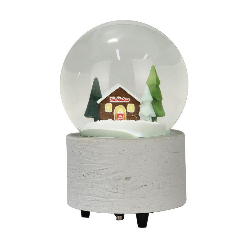Tim Hortons Cabin Snow Globe - Branded Decor
