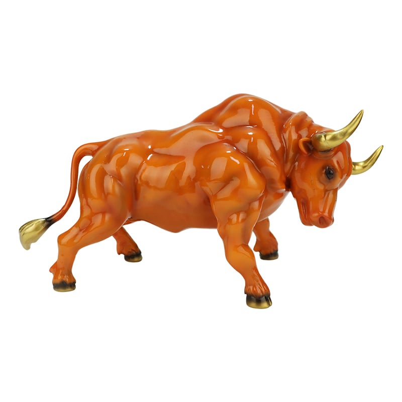 Harpiksefigur af Red Bull - Symbolkraft dekoration