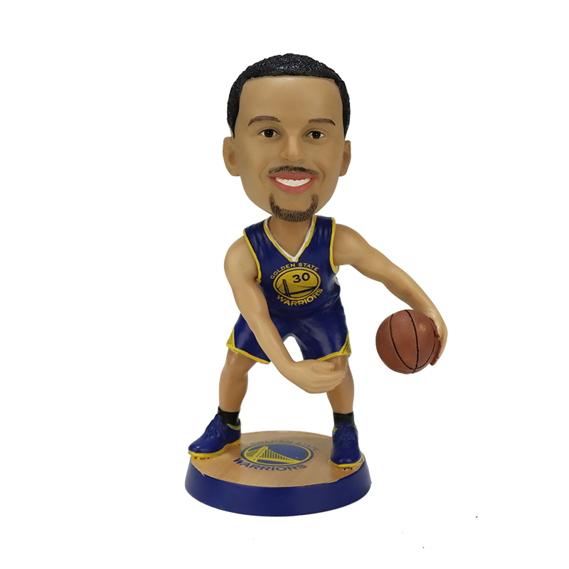 Stephen Curry Warriors Shooting Bobble Head - Basketball Figure