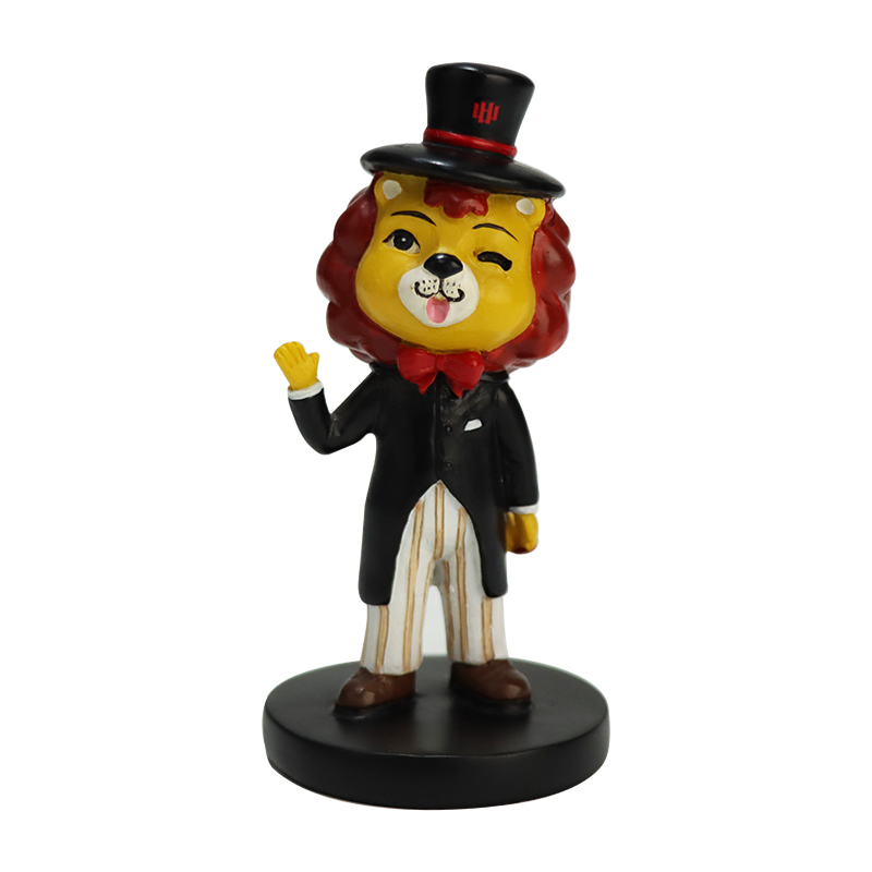 Resin Tegneserie-løve Figurine - Legesky dekoration