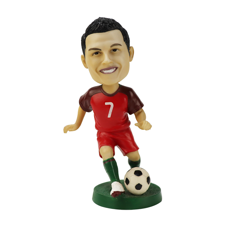 Cristiano Ronaldo Portugal Bobble Head - Soccer Decor
