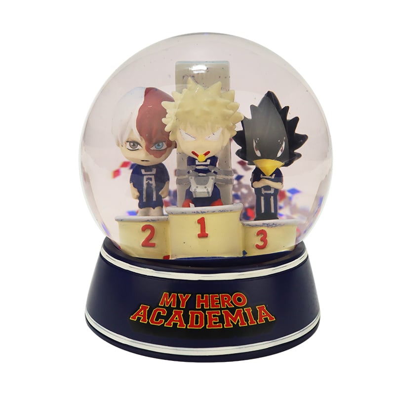 Min Helt Academia Podium Schneekugle - Anime Samler