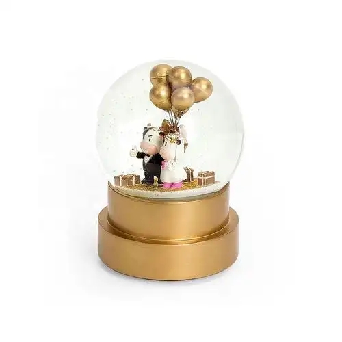 art paint custom pink romantic princess dream castle model resin craft snow globe girl gifts home decoration ornaments figurine water globe resin gift-0