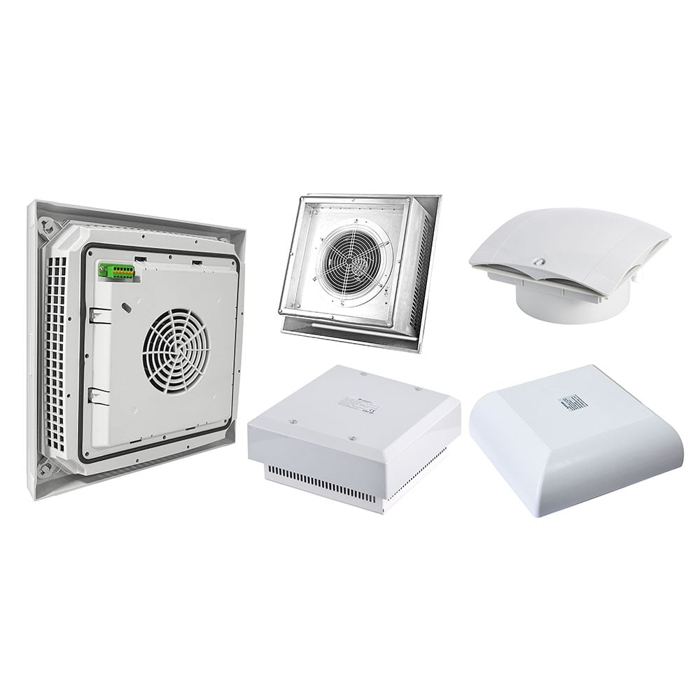 Roof fan filter
