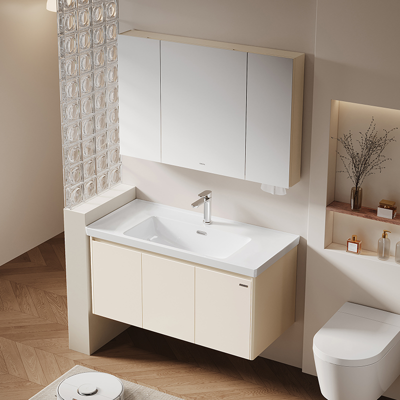 ARROW Kullumta na Gida ta Fasaha na Stainless Steel ta Daga Zazzabi na Anti-rust da Waterproof na Bathroom Vanity don Zazzabin da ke Ƙarƙashin Yanki da Floating Cabinet da LED Mirror Cabinet