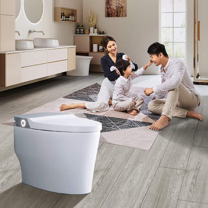 ARROW WC moderno completamente automatico con scarico sifonato, riscaldamento e pulizia automatica AKB1102