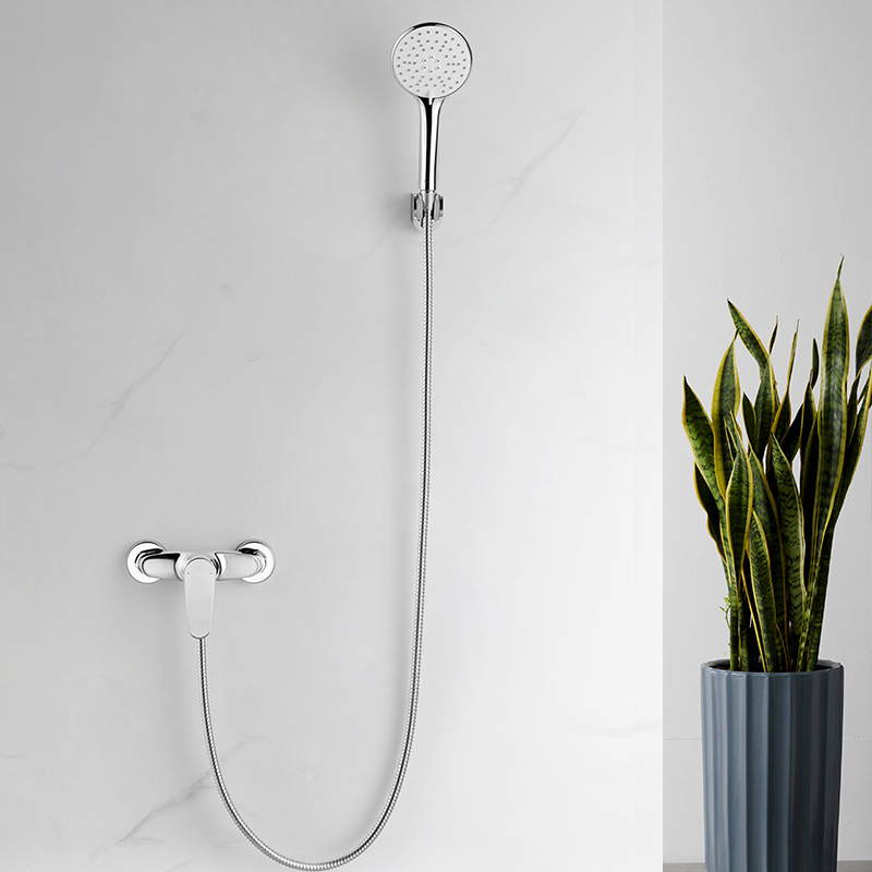 Brass body shower taps chrome-plated chrome bathroom bathtub mixers with hand held shower head AG3513CP