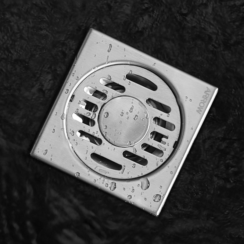 ARROW SUS 304 Room Drain with Removable Cover Bathroom Shower Floor Drain AG5138SS