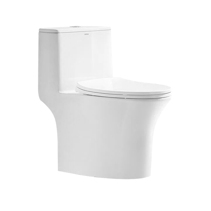 Arrow Fabrica Bun Pret Toaletă Baie Ceramică cu sifon Toaletă cu un singur corp, ambele modele cu bazin pentru așezare și cu jgheab prelungit, Toaletă umană ceramică