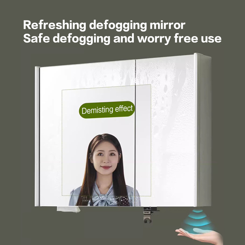 Bathroom Vanity Lighting Wall Mount Bathroom Vanity Cabinets With Mirror and Basin QingNing Series