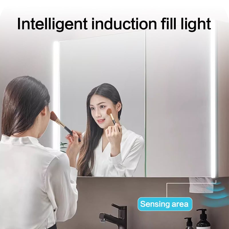 Mataas na Kalidad na Gabinete sa Banyo na Nakakabit sa Pader na May Inteligenteng Mirror mula sa Serie ng LuoHan