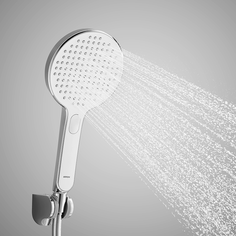 Wall Mount Exposed Single Function Shower Head Faucet Set Chrome Bath Brass Shower Faucet Set Bathroom Shower Set AG3605