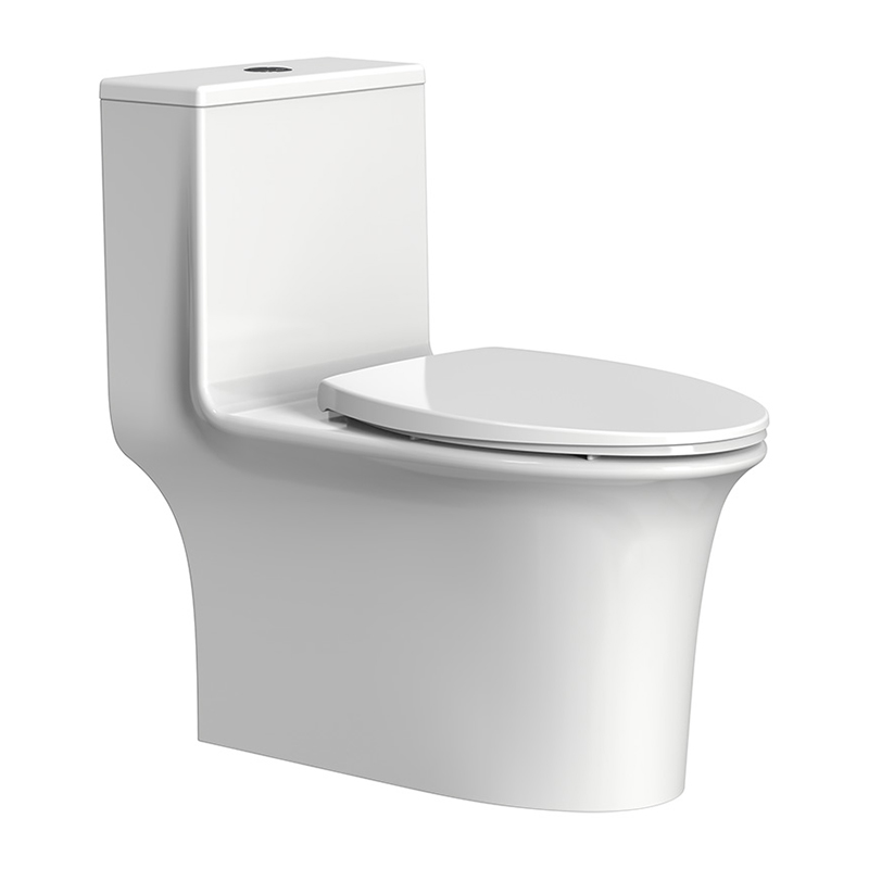 Arrow Design One-Piece Ceramic Toilet Set Square Bowl Water Closet Wholesale for Bathroom Full Set With Toilet