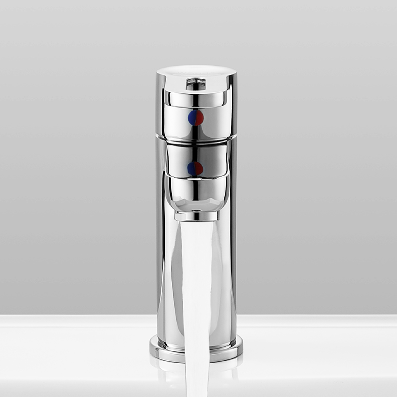 Round Basin Faucet Hot Cold Chrome Bathroom Sink Mixer Taps basin faucet Mixer Tap Wash basin faucet