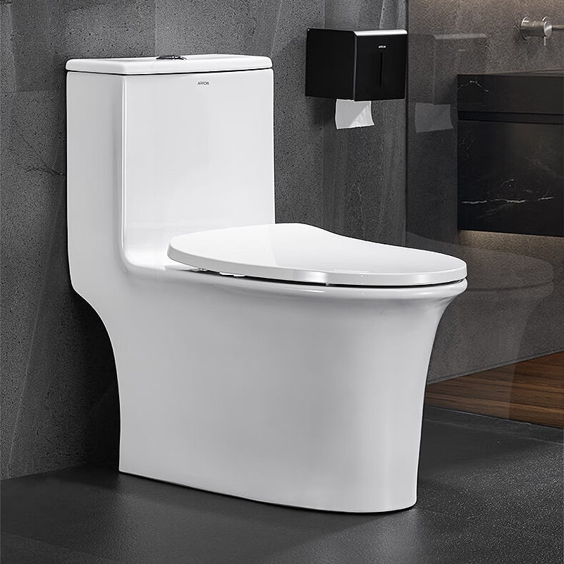 Arrow Szambo toaletowe Zestaw toalet WC Jednolita porcelanowa toaleta podłogowa z podwójnym spłukiwaniem AE1205U