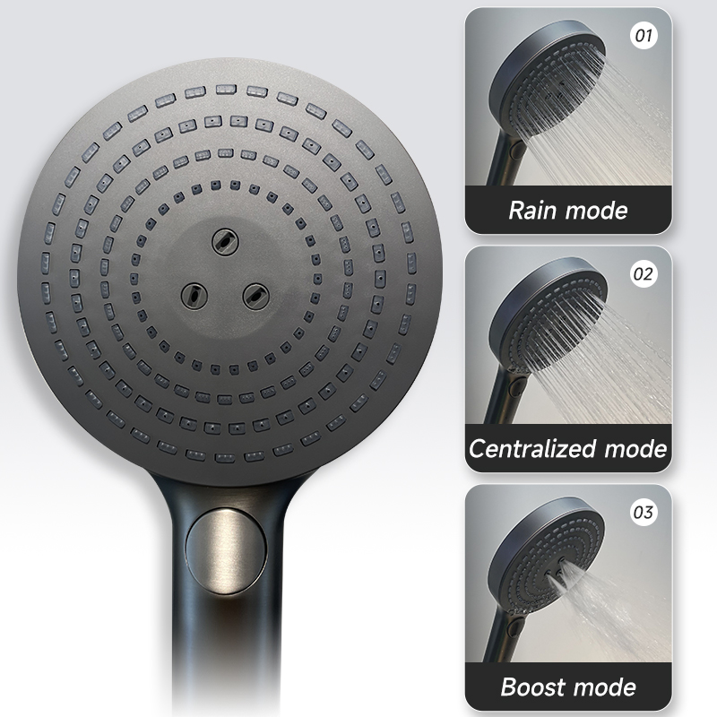 Wall Mounted Luxury Shower Set Rainfall Shower Panel System Jet Massage