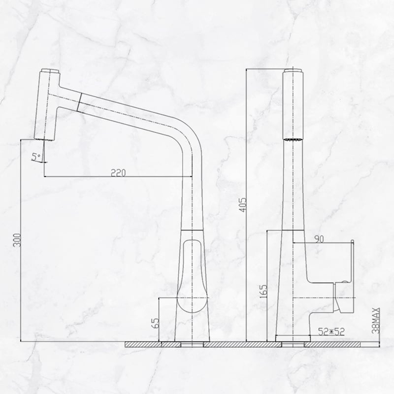 Modern High-Type Chromed Single-Hole Bathroom Sink Faucet Brass Basin Mixer with Single Handle Ceramic Valve Metered Feature