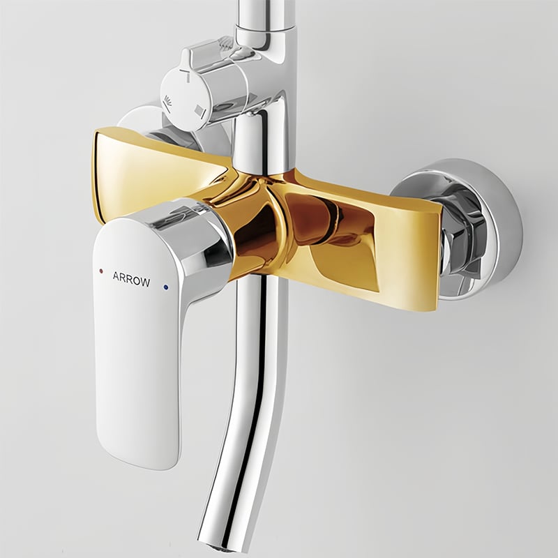 Bagong Disenyado na Shower Sprinkler para sa Baclaran Handheld High Pressure Waterfall Tubig na Sistemang May Spray Gun AE3354MS-P