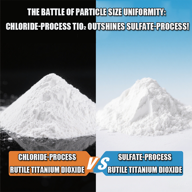 The Battle of Particle Size Uniformity: Chloride-Process TiO₂ Outshines Sulfate-Process!