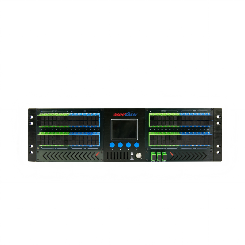 77EYA3U Series 3U High-Power EDFA 43dBm 32-128 Port CATV ErYb Fiber Amplifier with WDM OSW