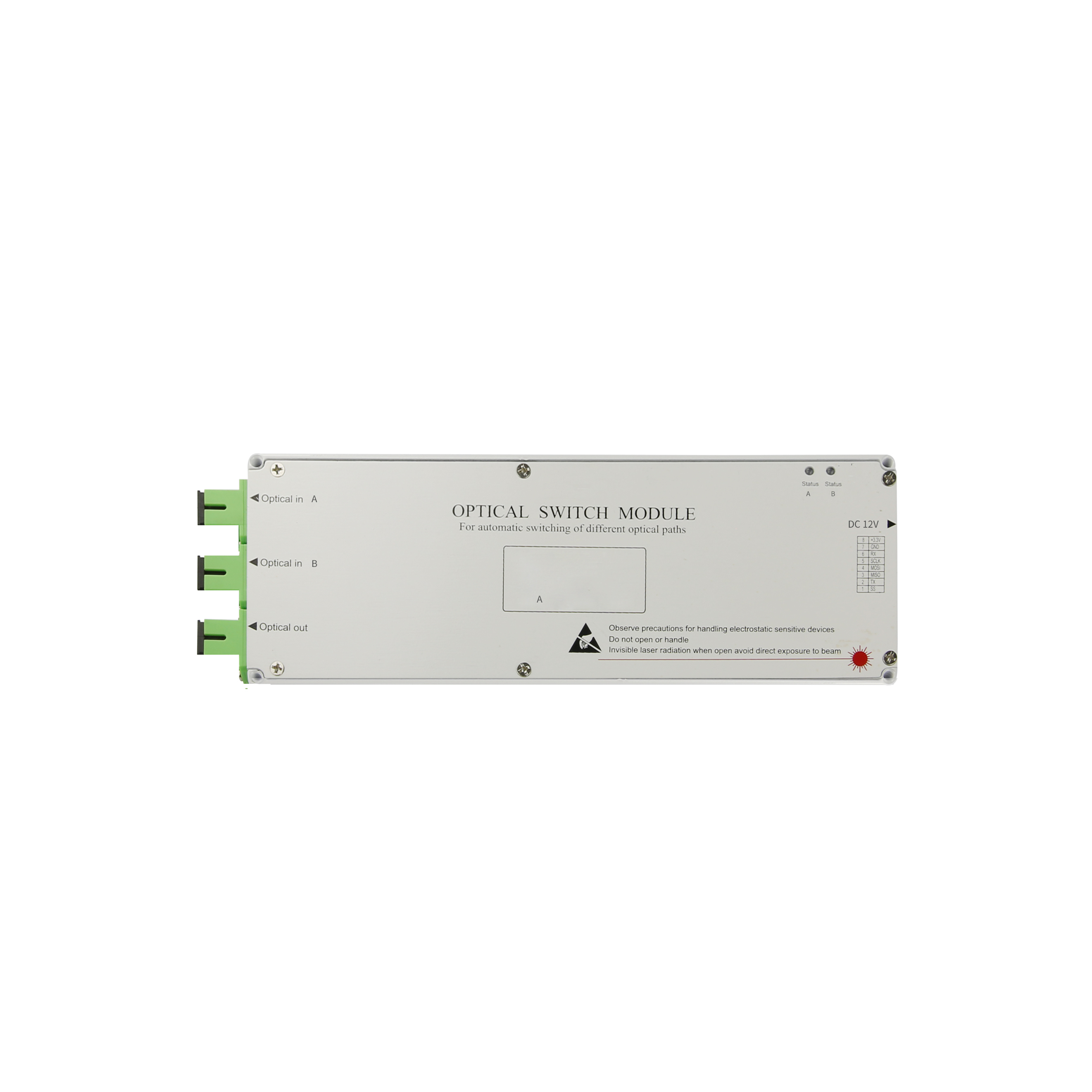 77OSW-I Independent Optical Switch Module 12V DC Low Loss for CATV & Fiber Backup
