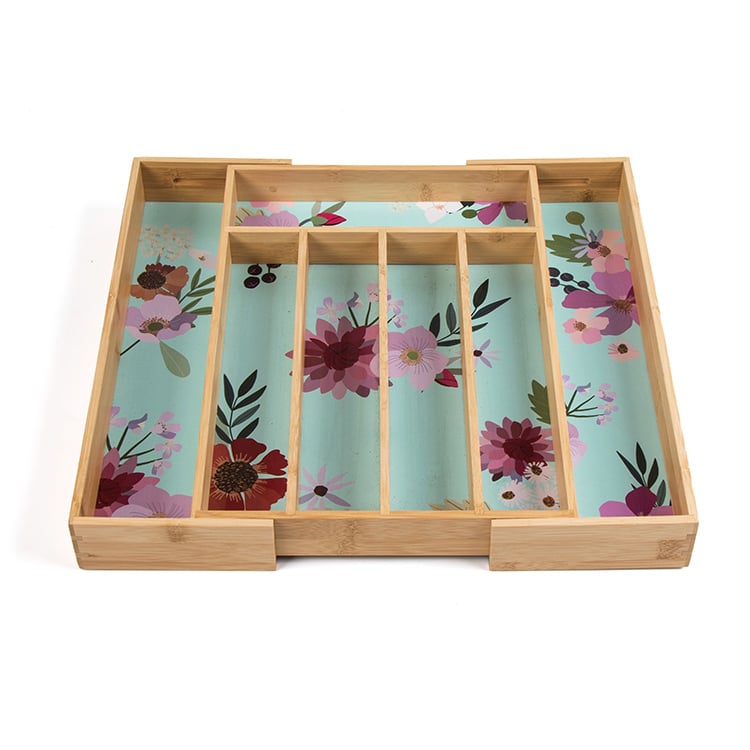 Premium-Holz-Besteck-Organizer für Ihre Küche