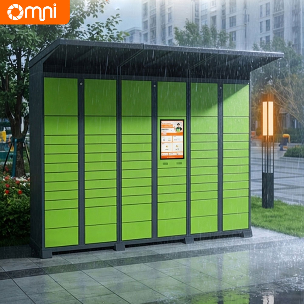 OMNI Smart Parcel Locker: IP65 Industrial Delivery Solution