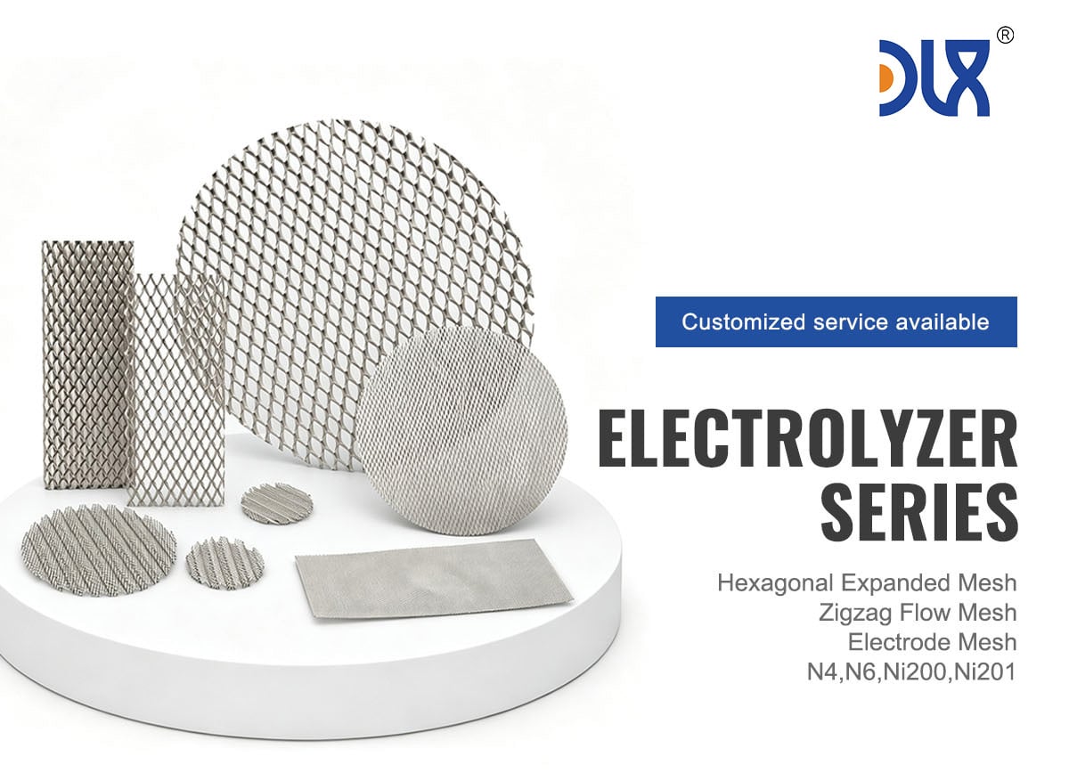 Hexago<em></em>nal Expanded Nickel Mesh Electrode