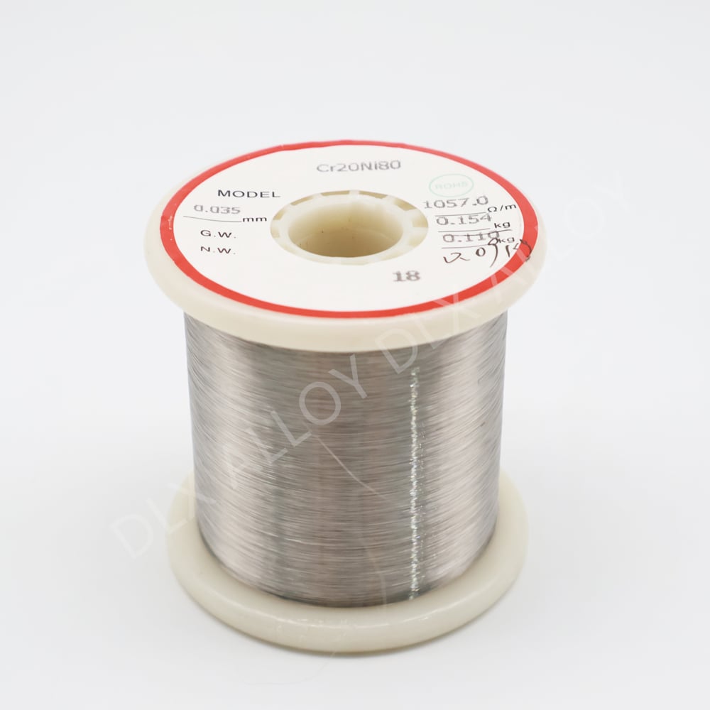 Cr15Ni60 Nickel Chromium Alloy Wire for High Resistivity Electrical Heating Elements