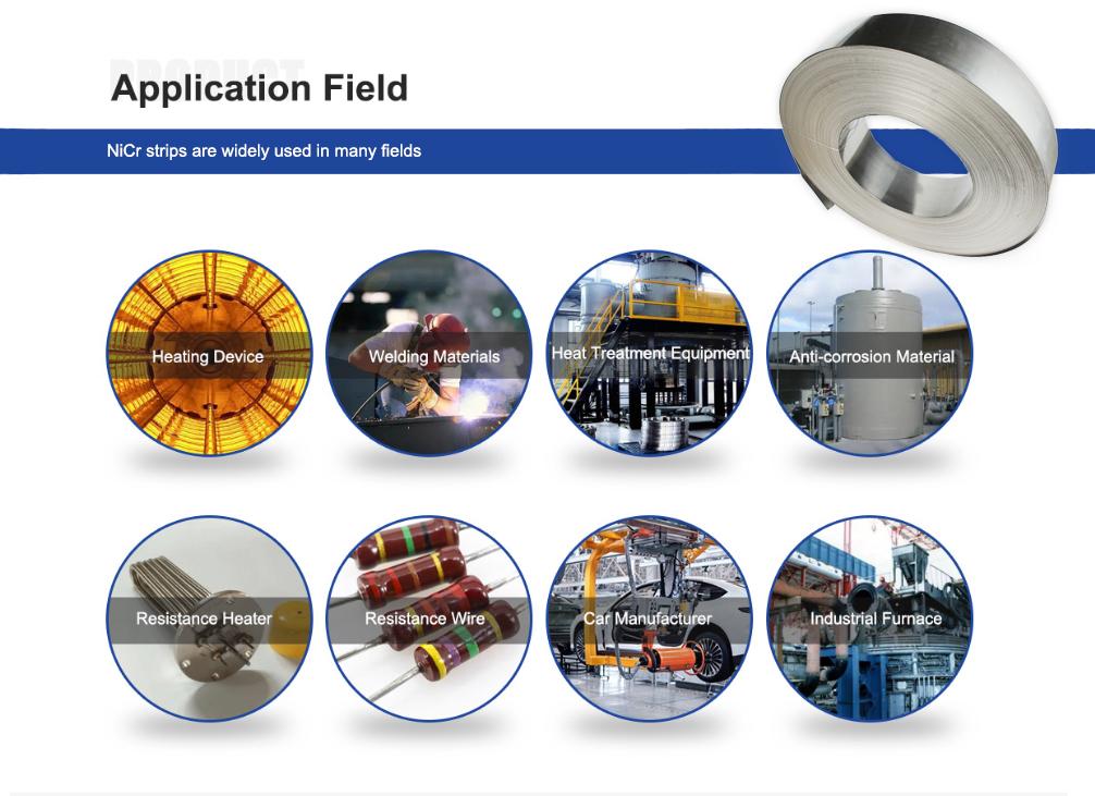 Cr20Ni80 Nickel Chromium Heating Strip