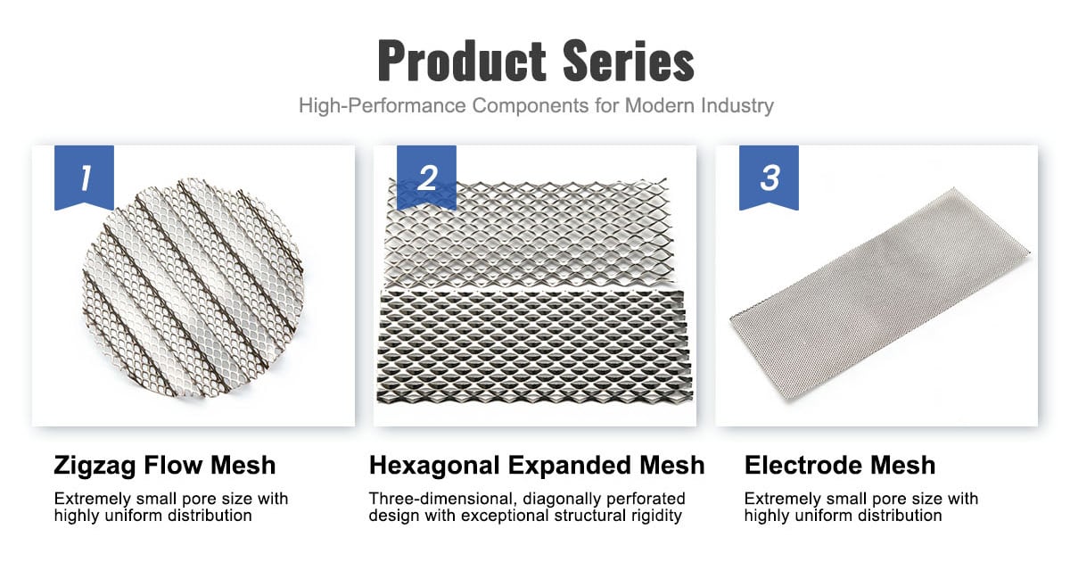 Pure Nickel Electrode Mesh