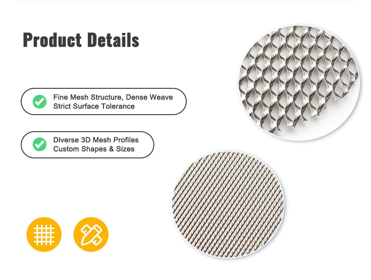 Expanded Nickel Mesh Electrode