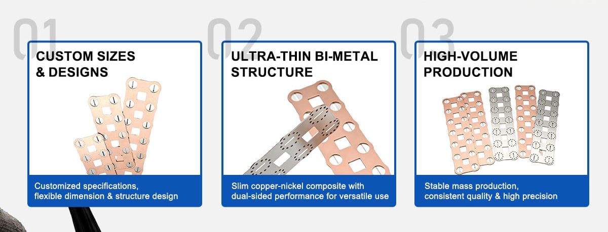 Wholesale Copper Nickel Clad Sheet