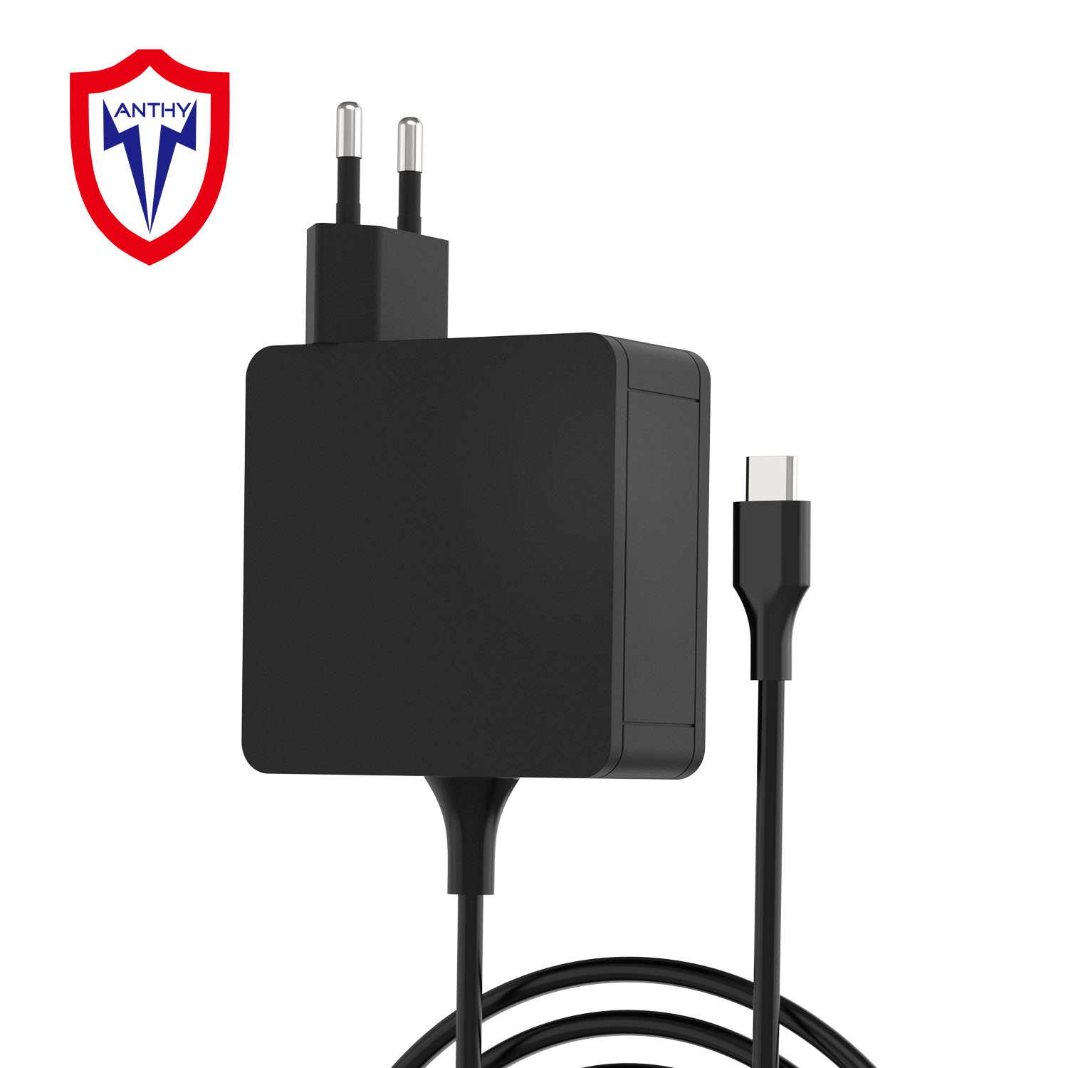 aC-адаптер USB-C на 45 Вт/65 Вт, совместимый с Asus, Dell, Lenovo, HP