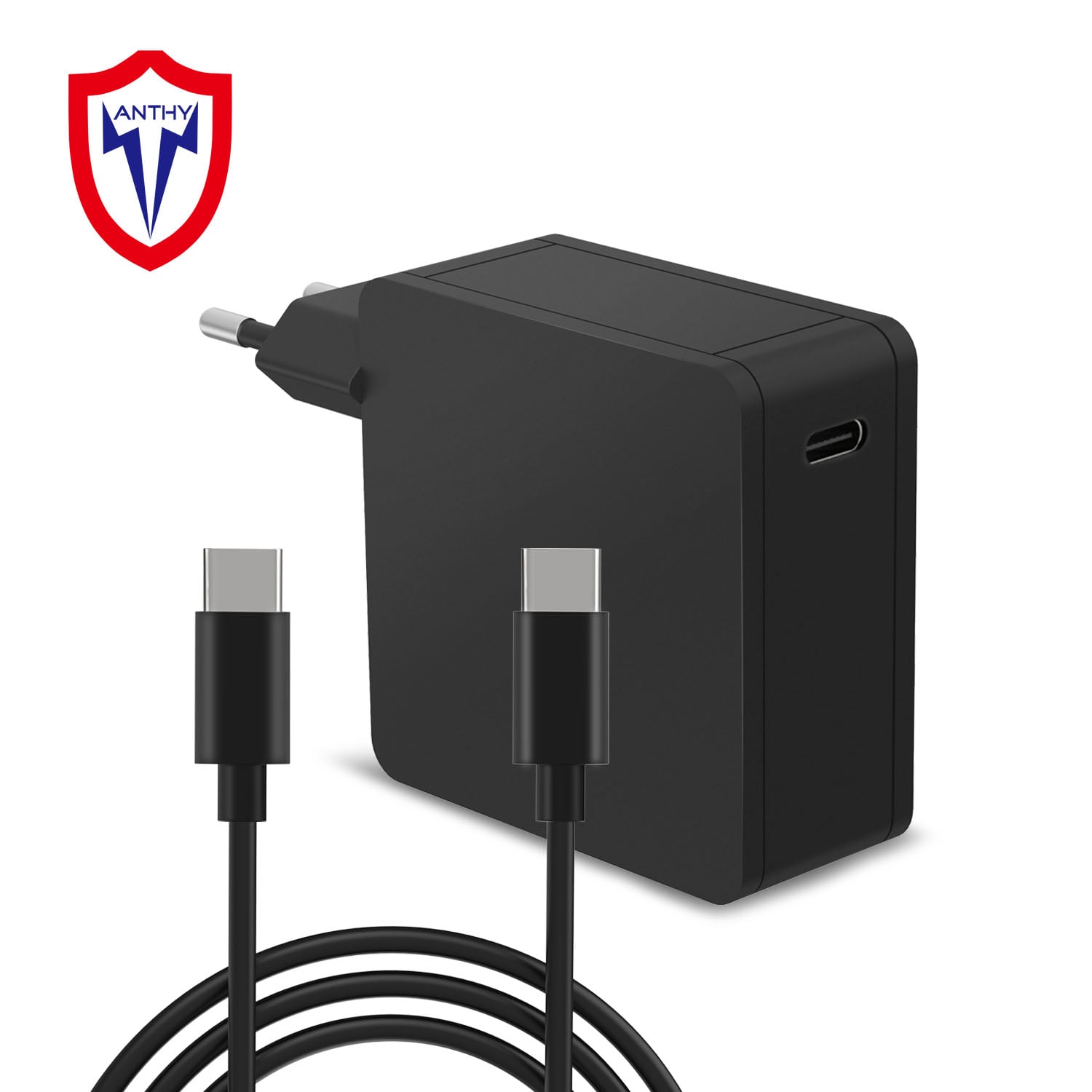 65W USB-C AC Adapter Compatible with Asus,Dell,Lenovo,HP