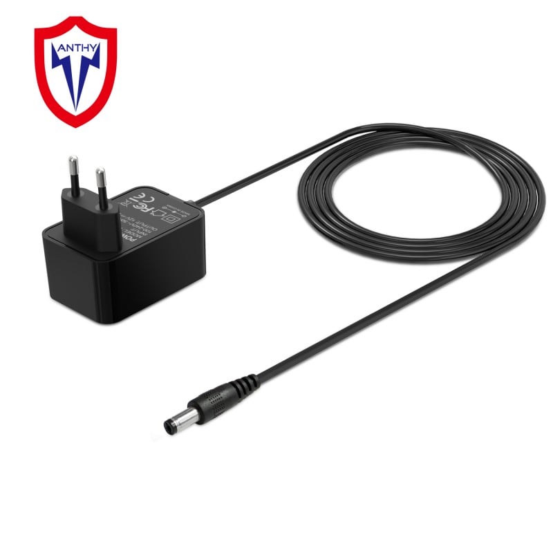 12V2A  24W AC/DC Power Adapter 5.5*2.5mm/5.5*2.1mm Plug in PC Material for CCTV Camera Router LED Strip LCD Displayer