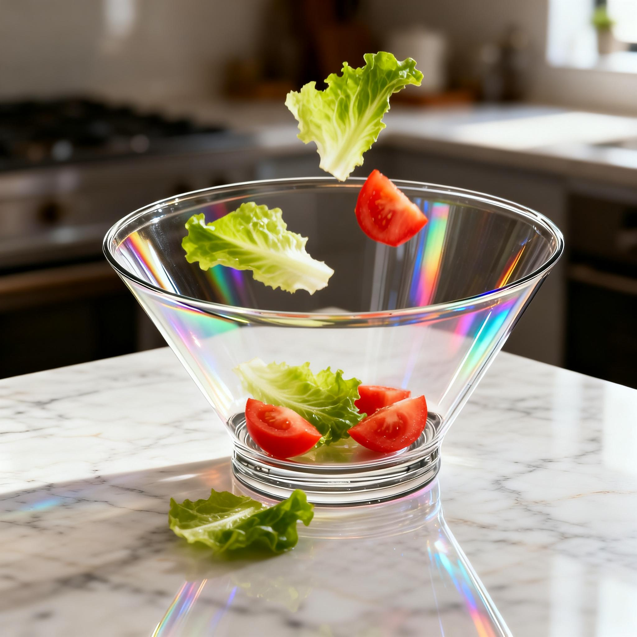 round salad bowl