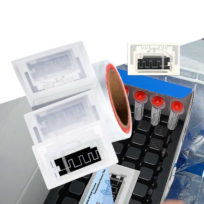 Štítky RFID s teplotním senzorem
