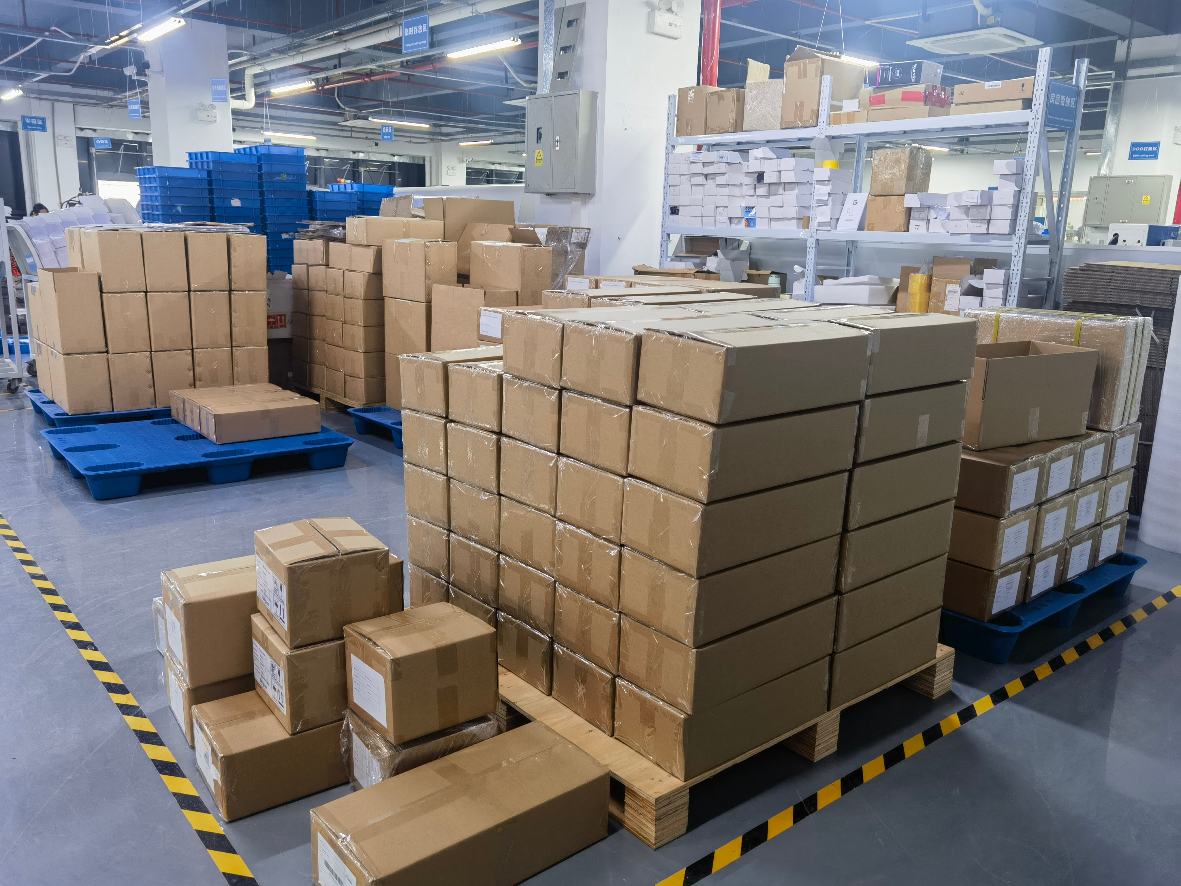 QC and packing department