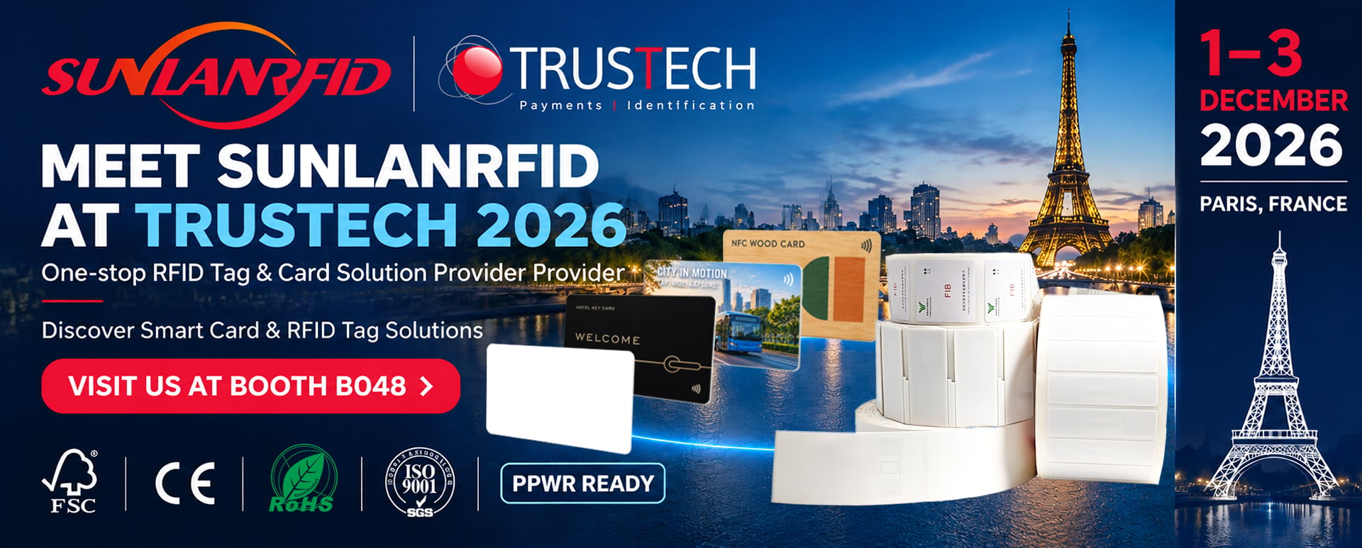 RFID Products, Smart Card, Hotel Key Card, RFID Label and Tag Supplier - SUNLANRFID